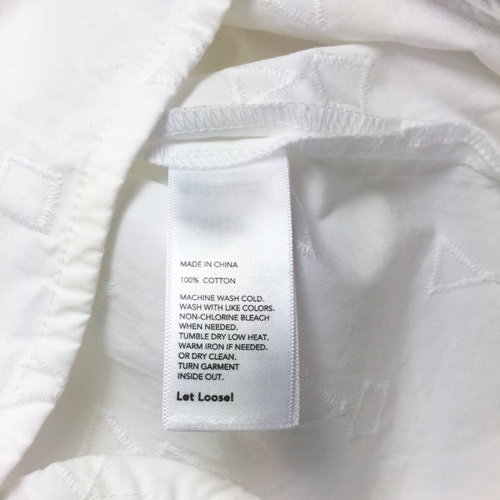 Kate Spade Saturday Embroidered Retro Shapes Cotton Mini Dress - Picture 9 of 11